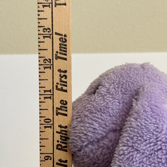 Animal Adventure Purple Bunny Plush Rabbit Corduroy Floppy Ears Feet 12 Inches - Picture 15 of 15